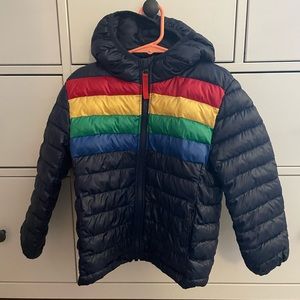 Primary Rainbow Puffer Kids Size 4-5